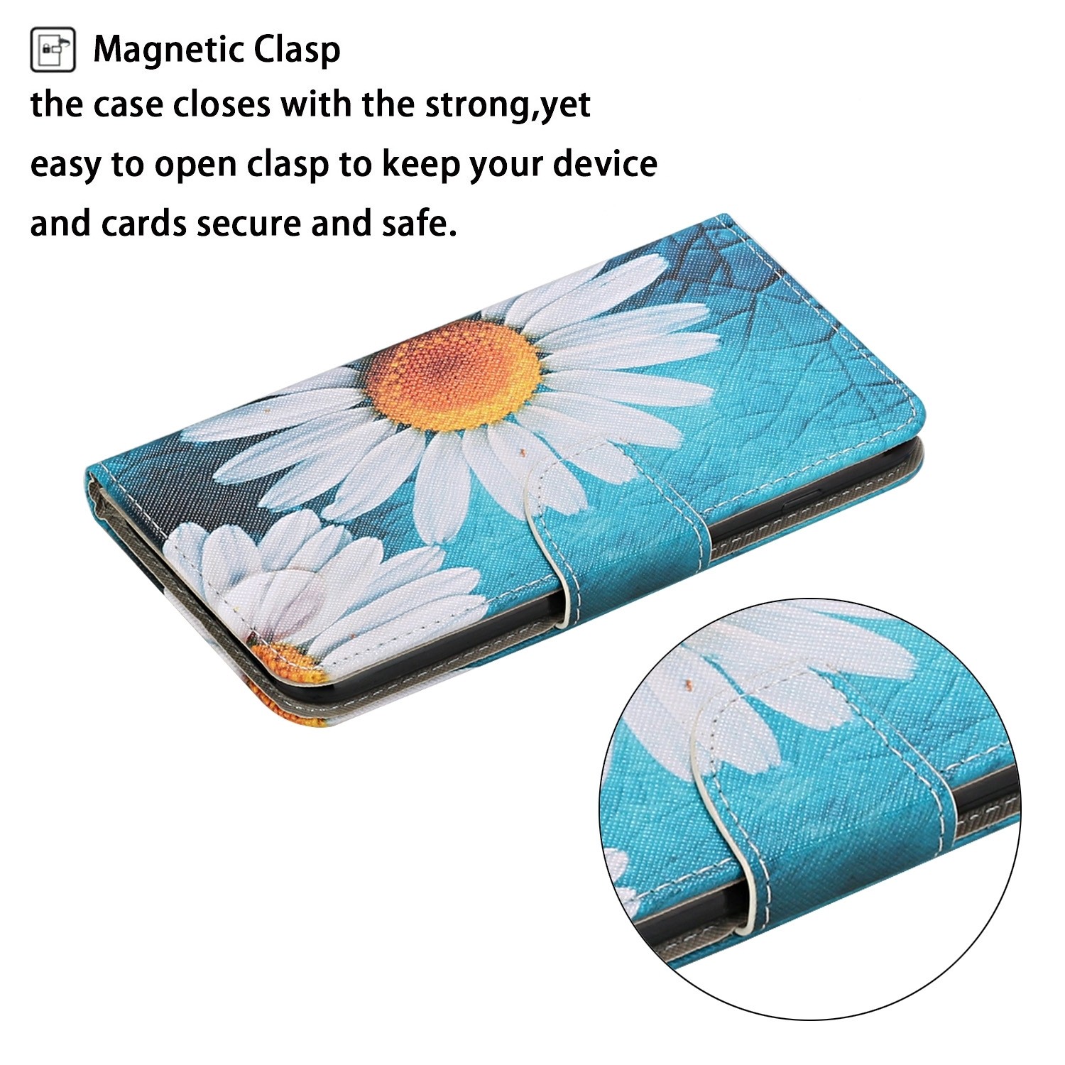 Xiaomi Redmi 10 / Redmi 10 2022 Θήκη Βιβλίο Colored Drawing Pattern Flip Case Daisy
