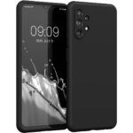 Samsung Galaxy A32 4G Θήκη Σιλικόνης Μαύρη Soft Touch Silicone Rubber Soft Case Black