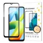 Xiaomi Redmi A1 Plus / A2 Plus Προστατευτικό Τζαμάκι Μαύρο Wozinsky Full Glue Full Screen Tempered Glass Black