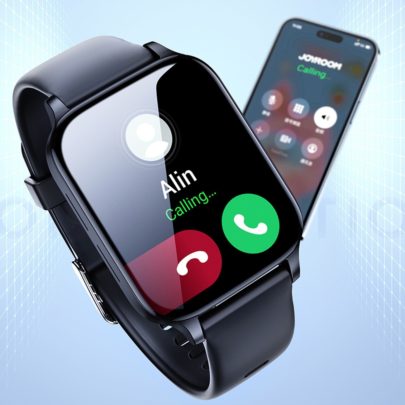 Joyroom Fit Life Smartwatch με Παλμογράφο Dark Gray JR-FT3