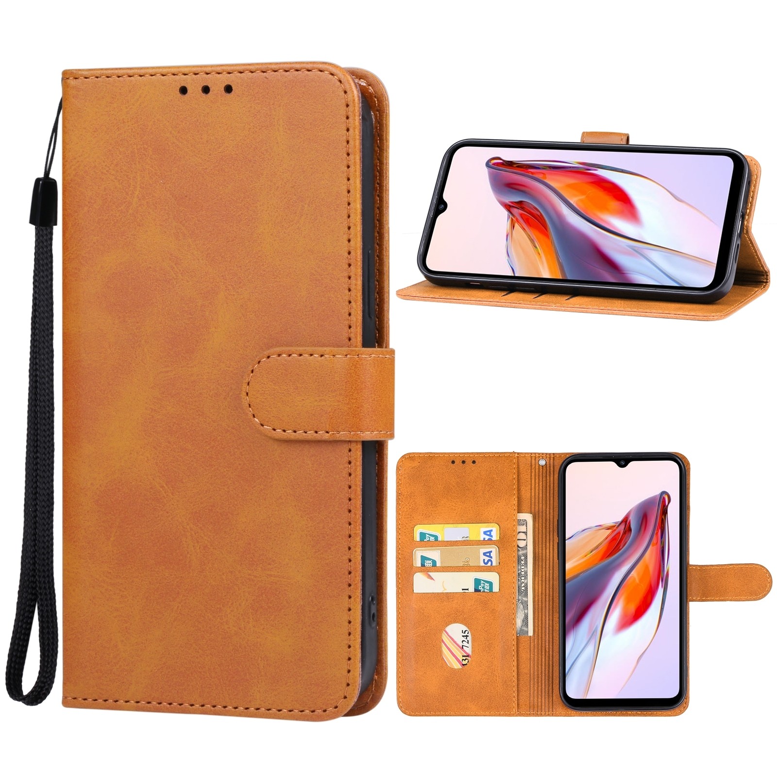 Xiaomi Redmi 12C Θήκη Βιβλίο Καφέ Book Case Brown