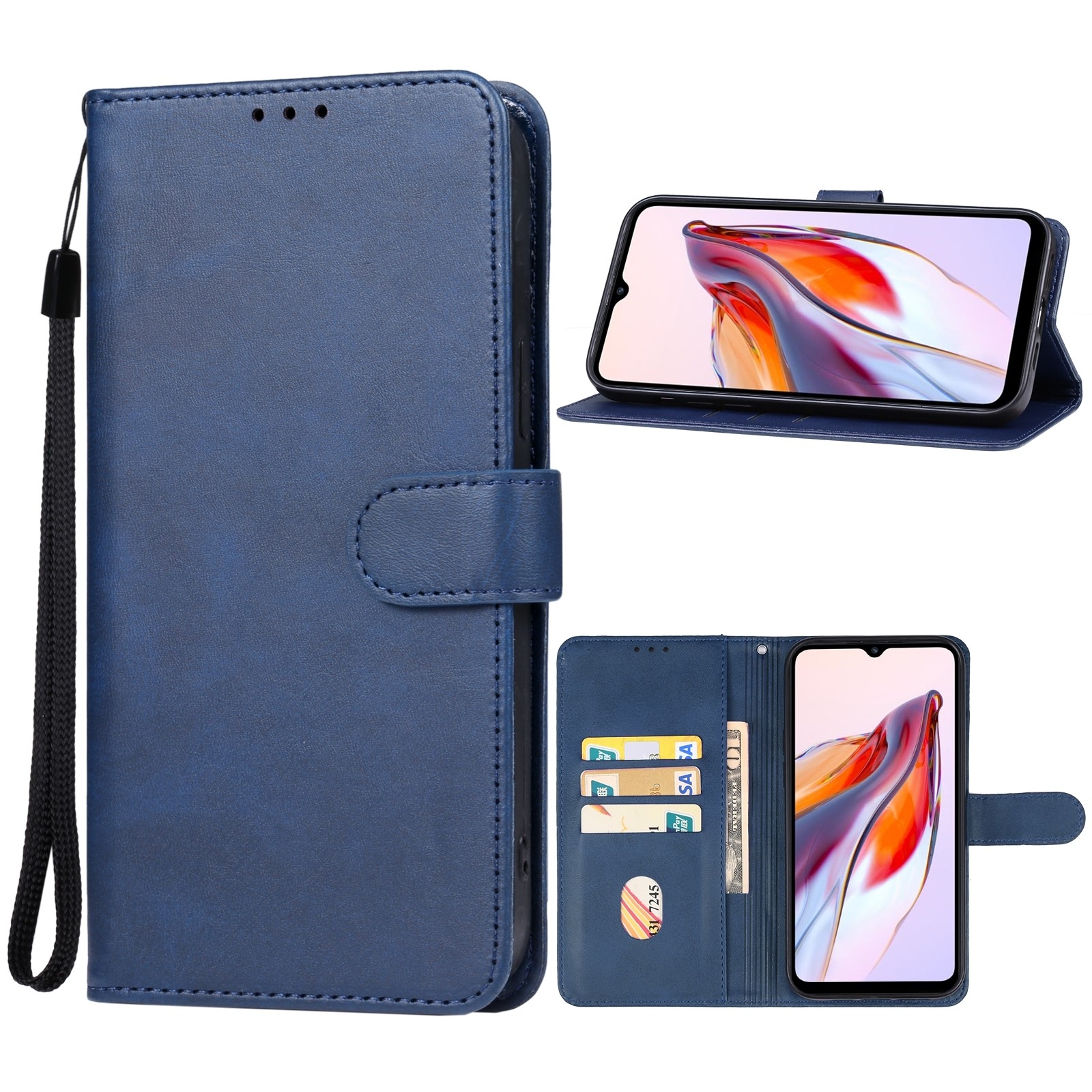Xiaomi Redmi 12C Θήκη Βιβλίο Μπλε Book Case Blue