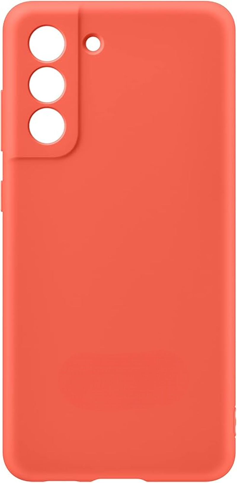 Forcell Samsung Galaxy S21 FE 5G Soft Touch Θήκη Σιλικόνης - Coral