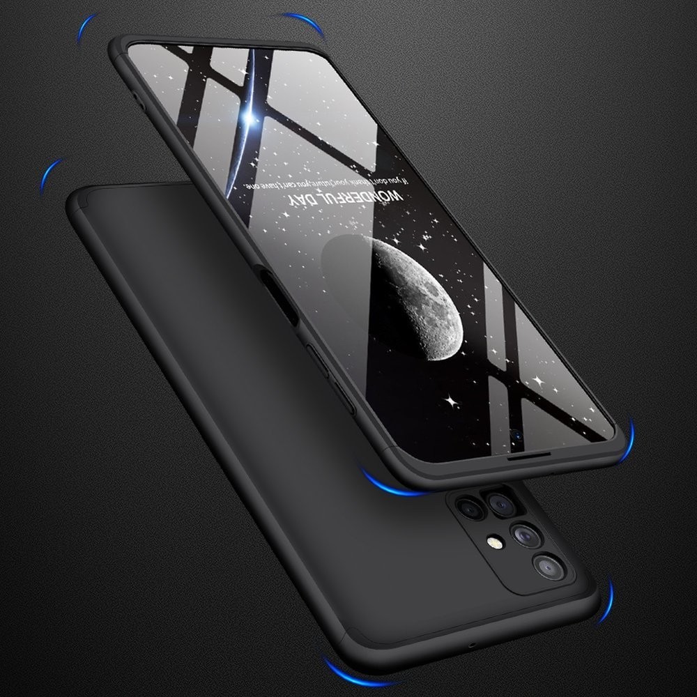 Samsung Galaxy M51 Σκληρή Θήκη Μαύρη GKK Full Coverage Protective Hard Case Black