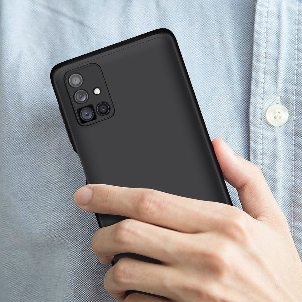 Samsung Galaxy M51 Σκληρή Θήκη Μαύρη GKK Full Coverage Protective Hard Case Black