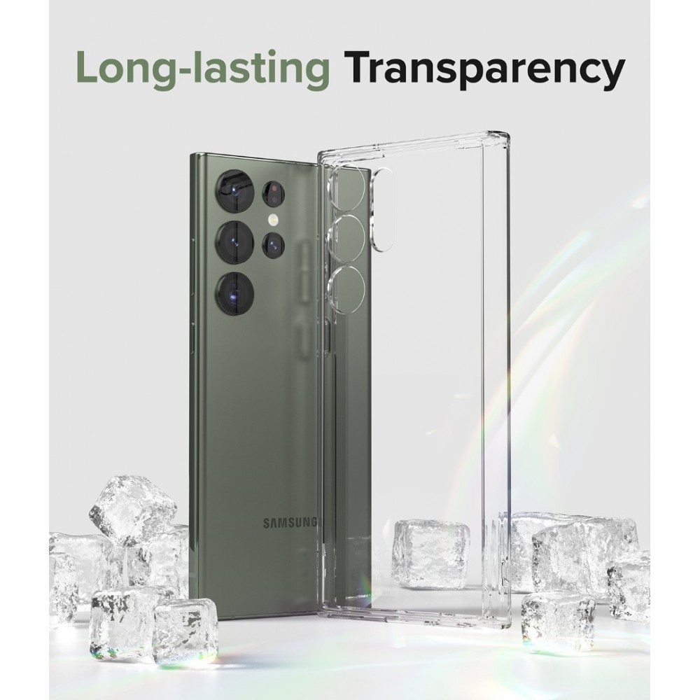 Samsung Galaxy S23 Ultra 5G Θήκη Διάφανη Ringke Fusion Case Transparent F693E52