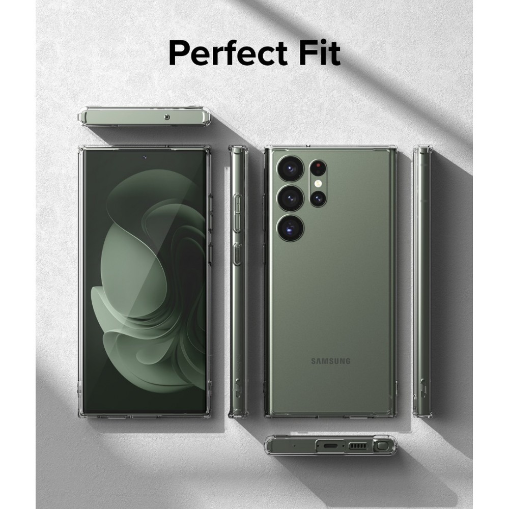 Samsung Galaxy S23 Ultra 5G Θήκη Διάφανη Ringke Fusion Case Transparent F693E52