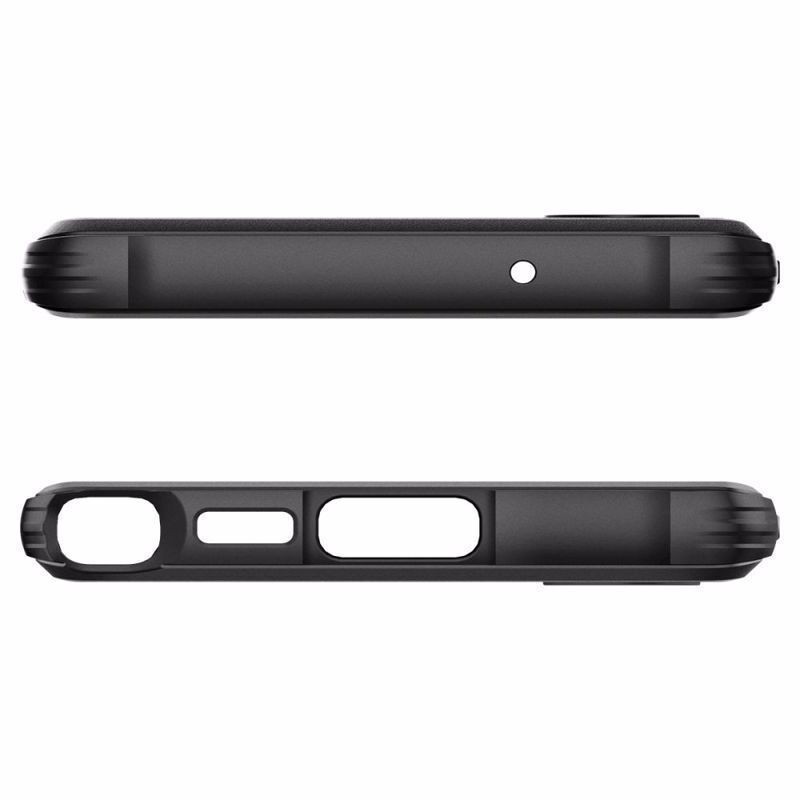 Samsung Galaxy S23 Ultra 5G Θήκη Μαύρη Spigen Rugged Armor Back Cover Matte Black ACS05613