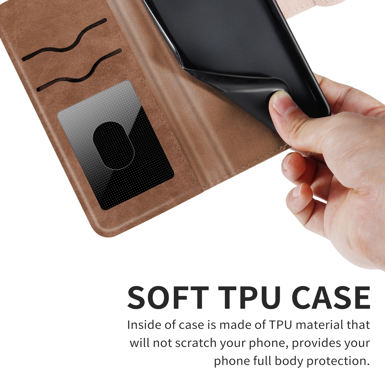 Xiaomi Redmi Note 12 5G / Xiaomi Poco X5 5G Θήκη Βιβλίο Καφέ Life Tree Embossing Pattern Phone Case Brown