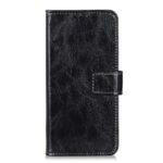 Xiaomi Redmi Note 12 5G / Xiaomi Poco X5 5G Θήκη Βιβλίο Μαύρο Retro Crazy Horse Texture Flip Phone Case Black