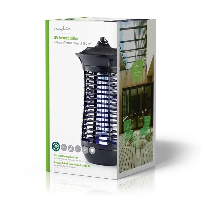 NEDIS INKI110CBK18 Mosquito Stop Light Trap 18 W 150 m² Coverage