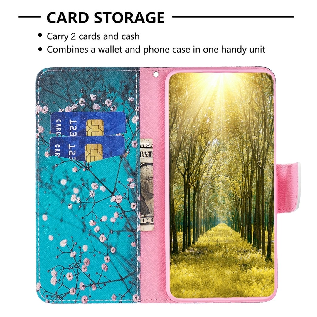 Xiaomi 13 Lite 5G Θήκη Βιβλίο Colored Drawing Pattern Phone Case Plum Blossom