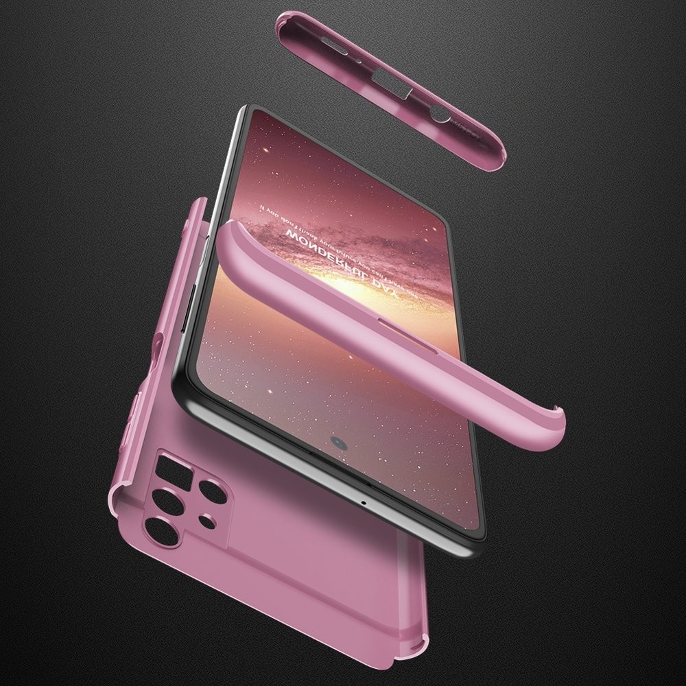 Samsung Galaxy M51 Σκληρή Θήκη Ροζ - Χρυσή GKK Full Coverage Protective Hard Case Rose - Gold