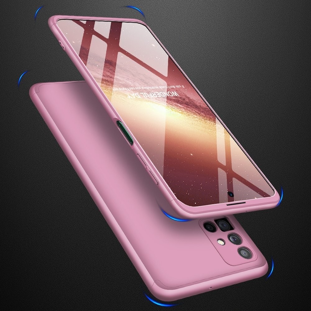 Samsung Galaxy M51 Σκληρή Θήκη Ροζ - Χρυσή GKK Full Coverage Protective Hard Case Rose - Gold