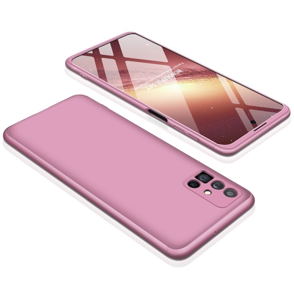 Samsung Galaxy M51 Σκληρή Θήκη Ροζ - Χρυσή GKK Full Coverage Protective Hard Case Rose - Gold