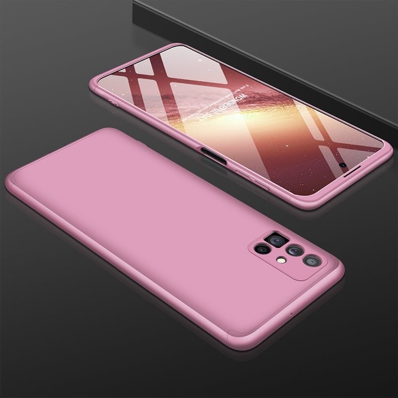 Samsung Galaxy M51 Σκληρή Θήκη Ροζ - Χρυσή GKK Full Coverage Protective Hard Case Rose - Gold