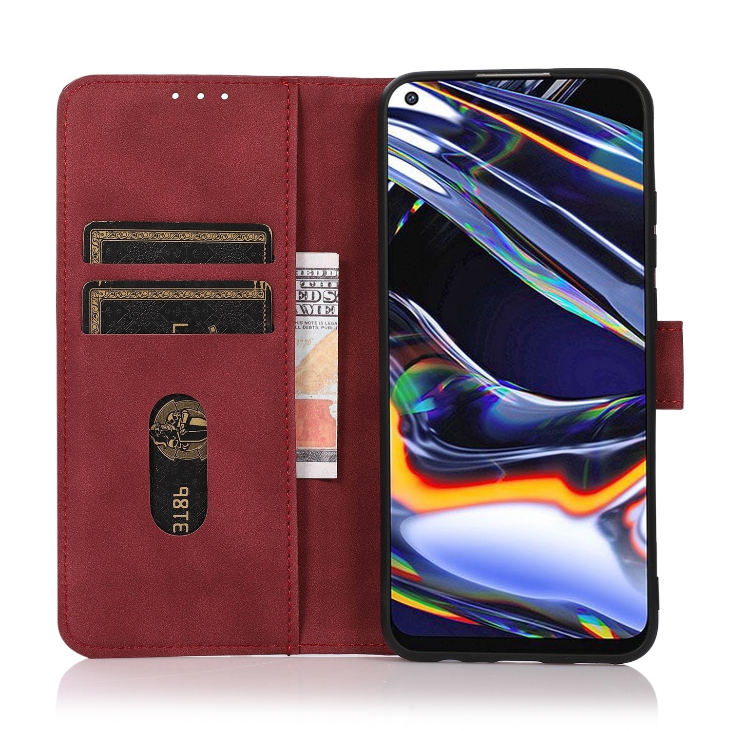 Xiaomi 13 Lite 5G Θήκη Βιβλίο Κόκκινο KHAZNEH Matte Texture Phone Case Red