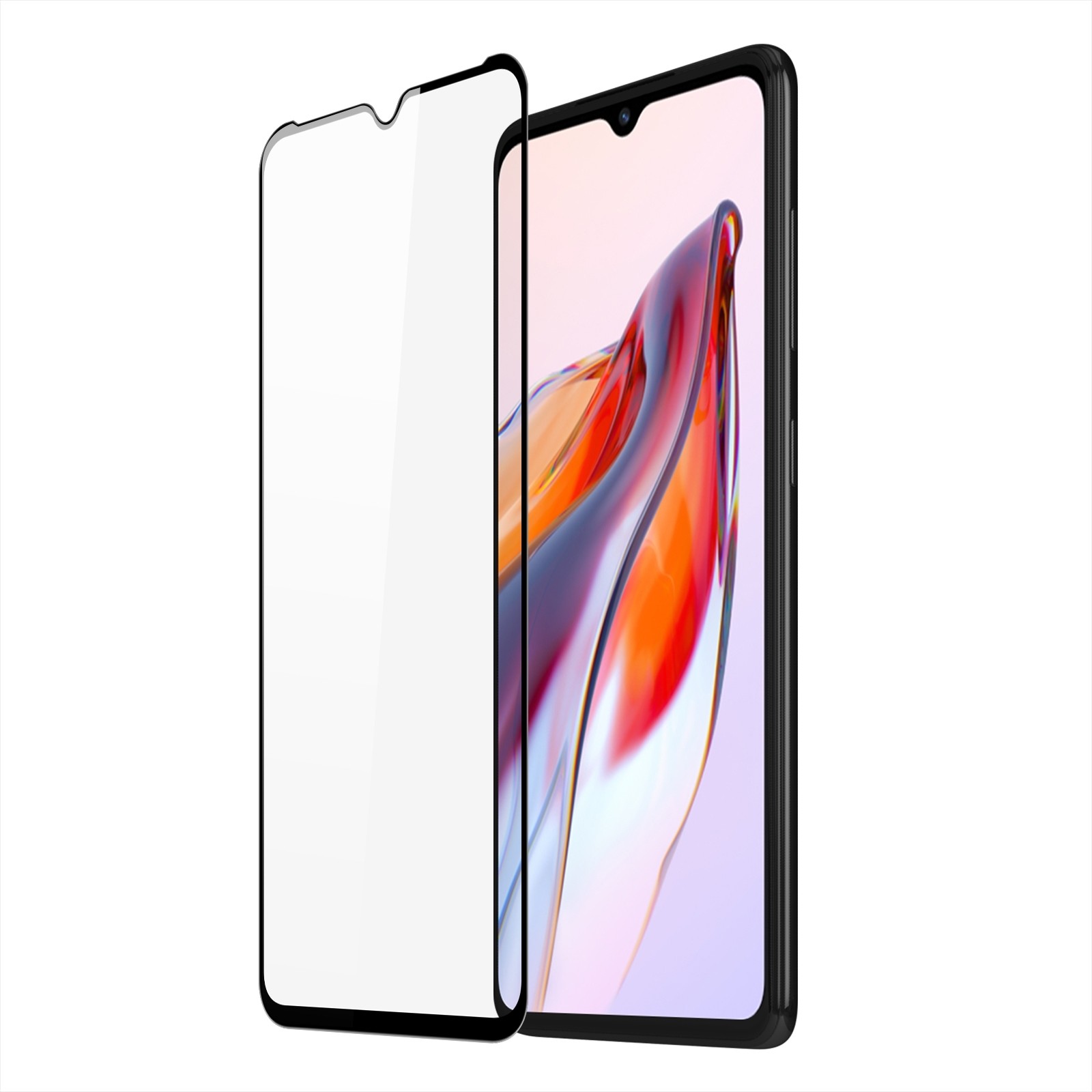 Xiaomi Redmi 12C Προστατευτικό Τζαμάκι Μαύρο Dux Ducis 0.33mm 9H Medium Alumina Tempered Glass Film