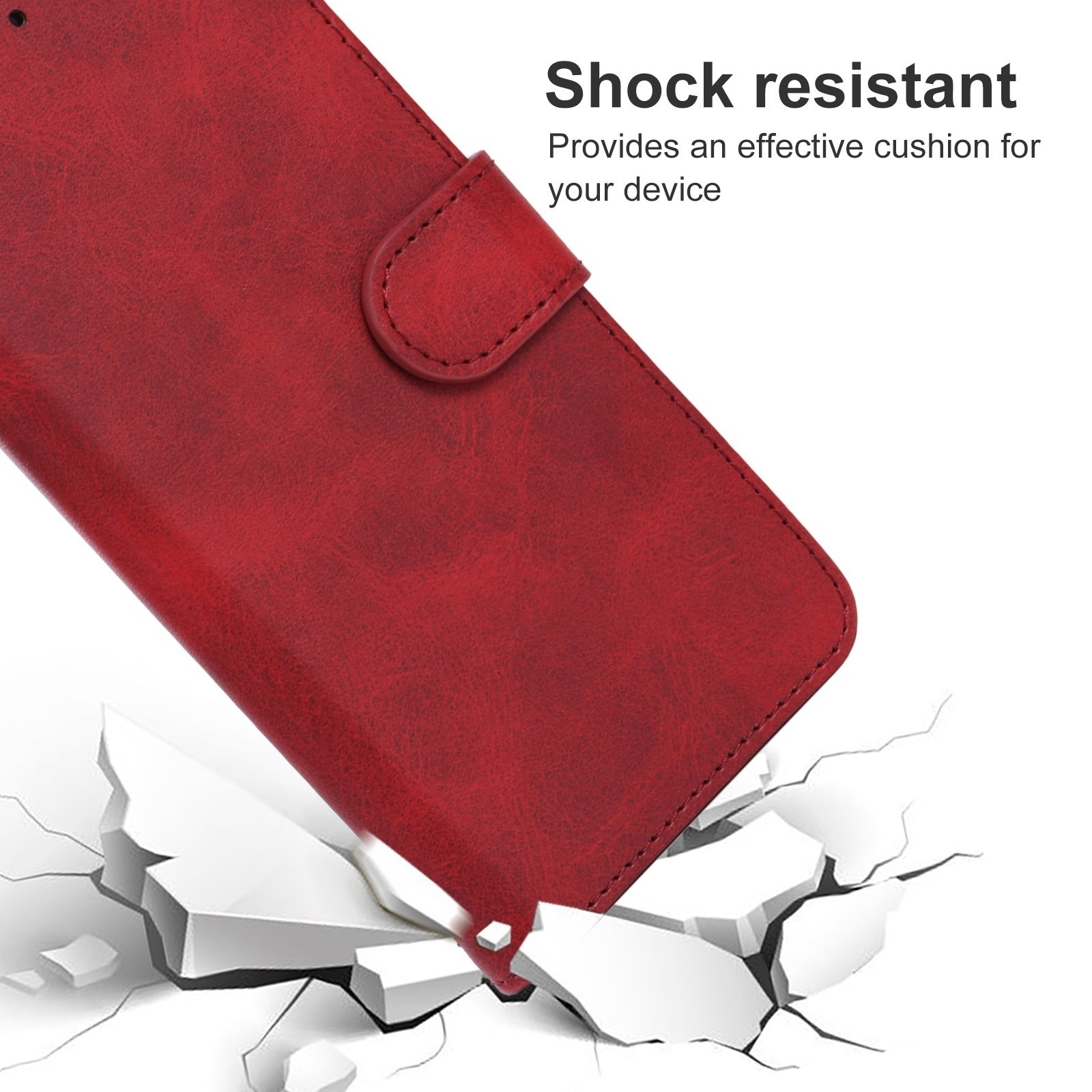 TCL 20R Θήκη Βιβλίο Κόκκινο Book Case Red