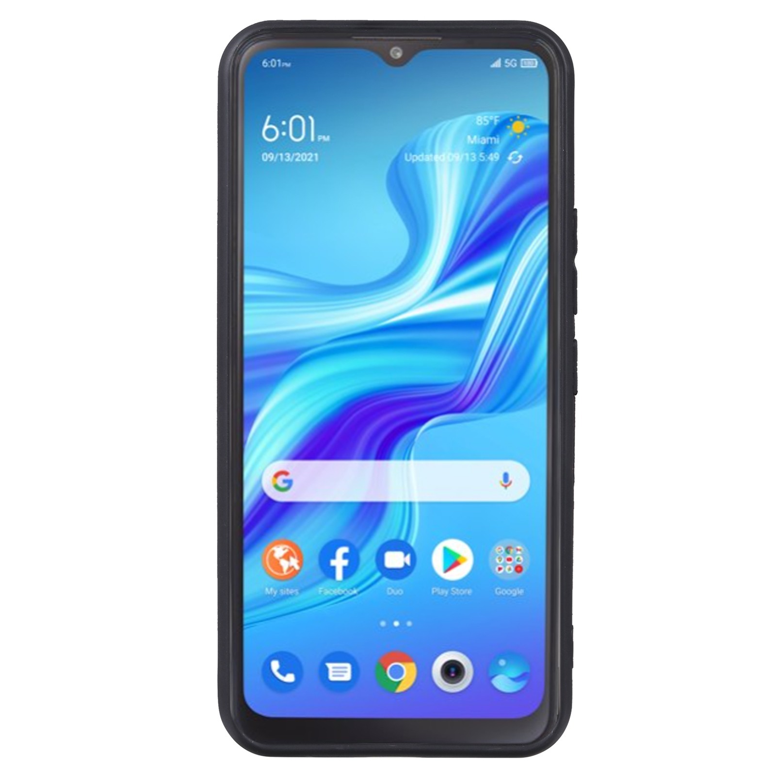 TCL 20R Θήκη Σιλικόνης Μαύρη TPU Phone Case Black
