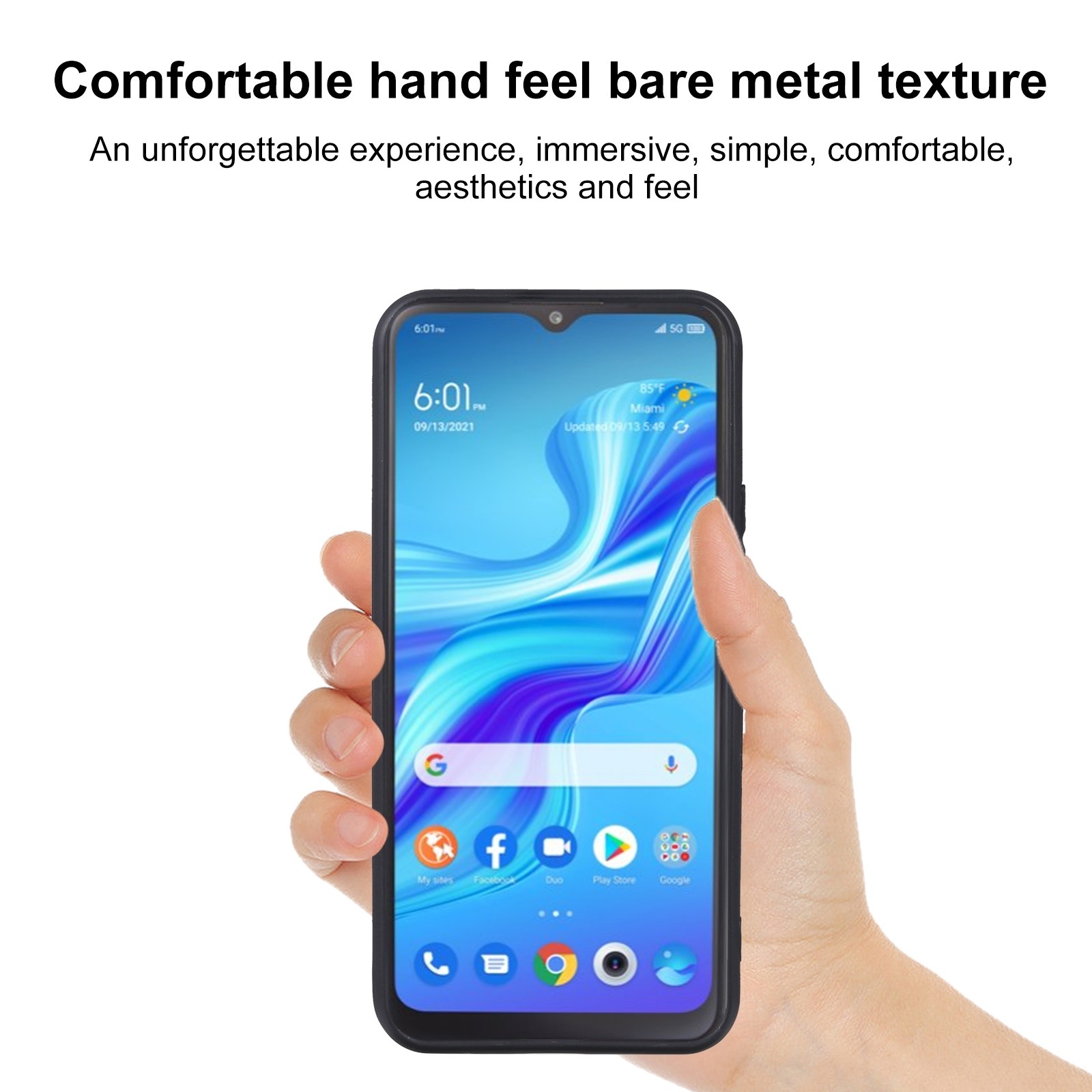 TCL 20R Θήκη Σιλικόνης Μαύρη TPU Phone Case Black