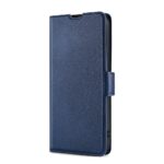 TCL 20R Θήκη Βιβλίο Μπλε Ultra-thin Voltage Side Buckle PU + TPU Phone Case Blue