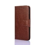 TCL 20R Θήκη Βιβλίο Καφέ Crystal Texture Phone Case Brown