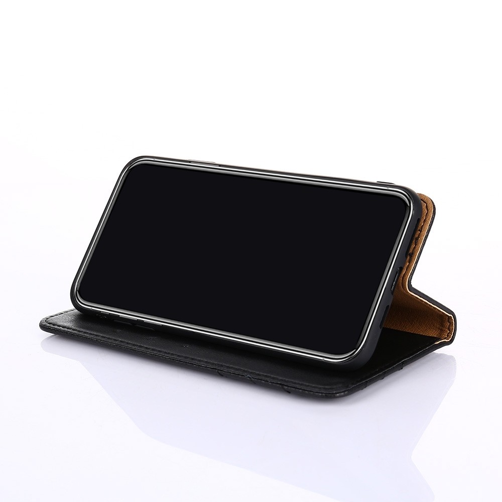 TCL 20R Θήκη Βιβλίο Μαύρο Non-Magnetic Retro Texture Phone Case Black