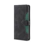 TCL 20R Θήκη Βιβλίο Μαύρο Skin Feel Straw Hat Magnetic Buckle Phone Case Black