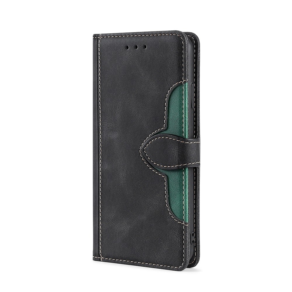 TCL 20R Θήκη Βιβλίο Μαύρο Skin Feel Straw Hat Magnetic Buckle Phone Case Black