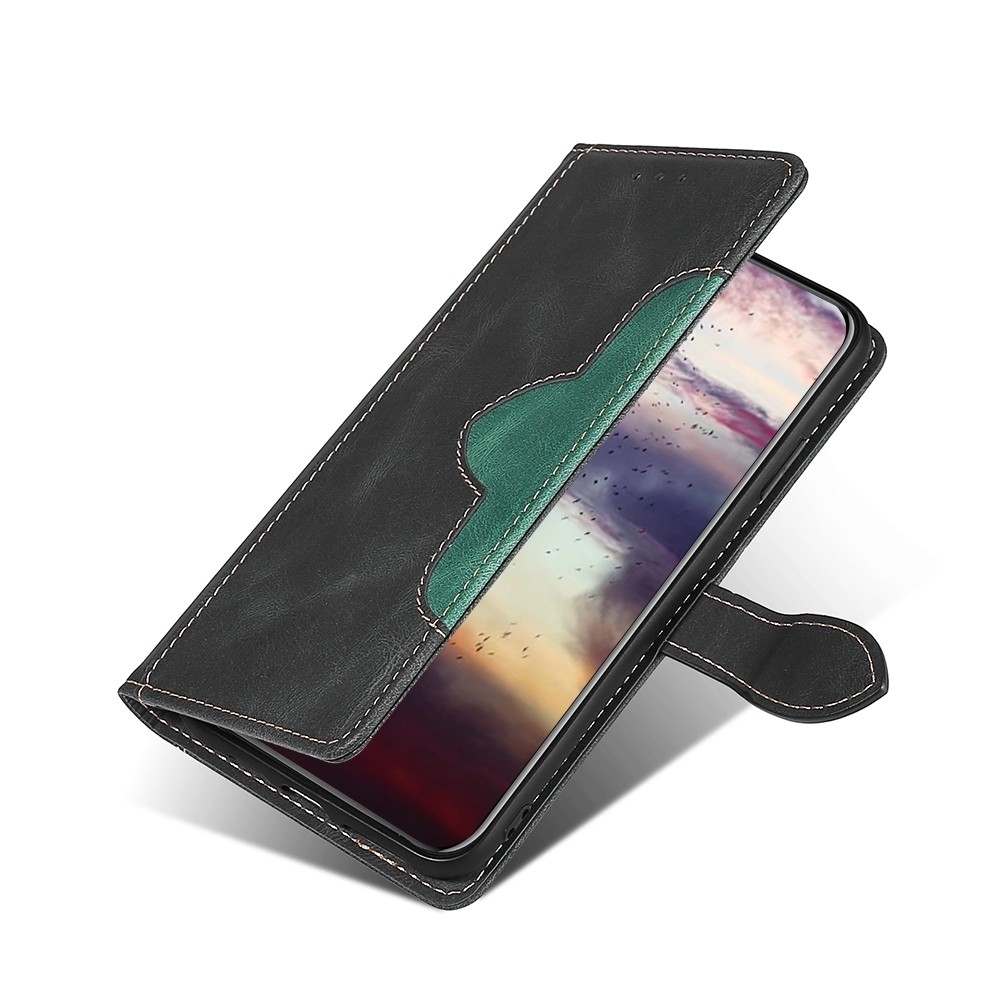 TCL 20R Θήκη Βιβλίο Μαύρο Skin Feel Straw Hat Magnetic Buckle Phone Case Black