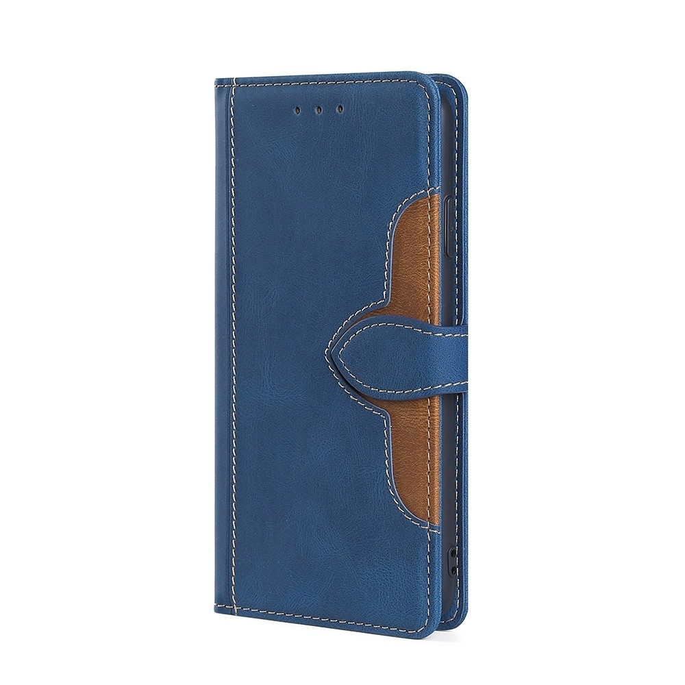 TCL 20R Θήκη Βιβλίο Μπλε Skin Feel Straw Hat Magnetic Buckle Phone Case Blue
