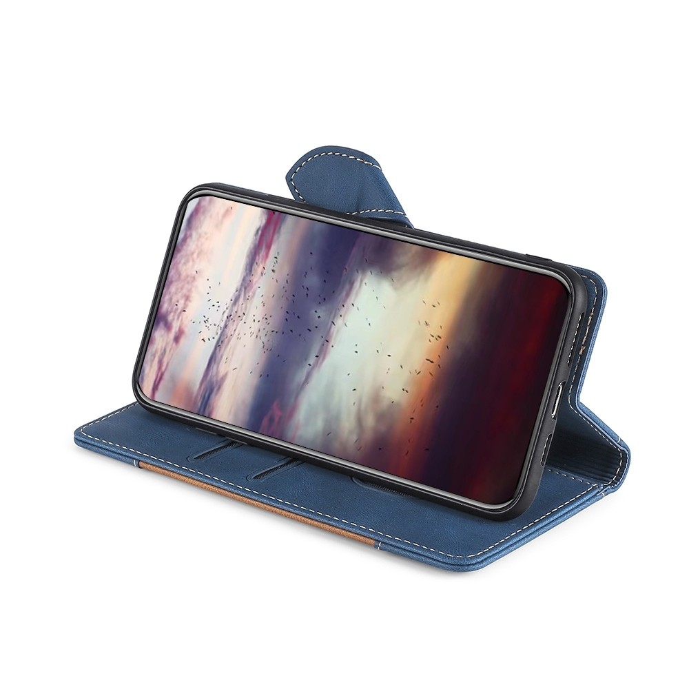 TCL 20R Θήκη Βιβλίο Μπλε Skin Feel Straw Hat Magnetic Buckle Phone Case Blue