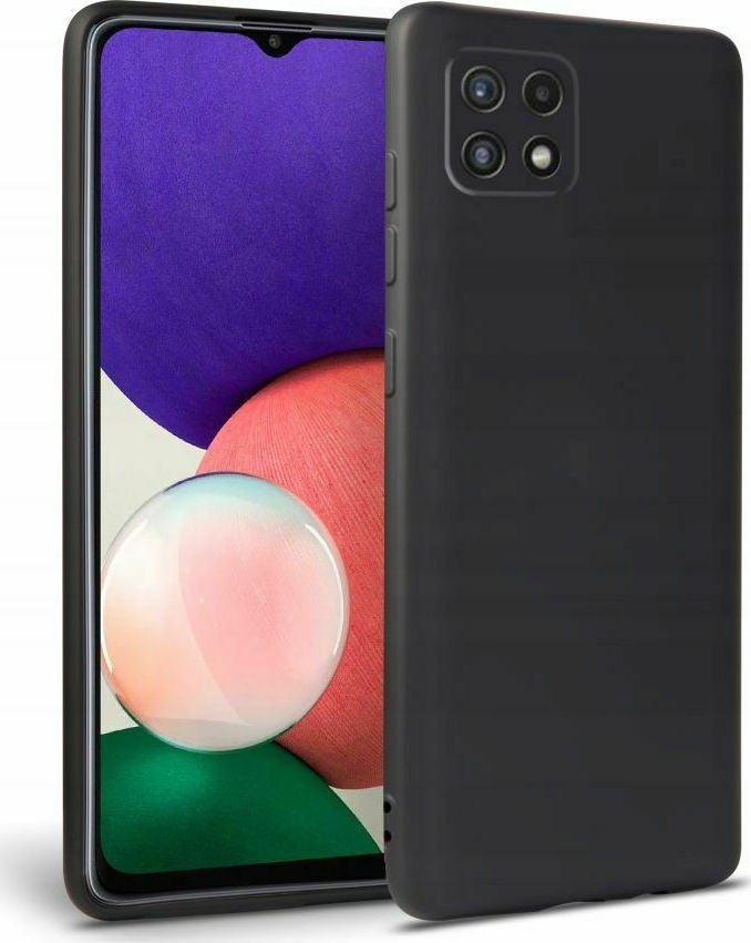 Samsung Galaxy A22 5G Θήκη Σιλικόνης Μαύρη Soft Case TPU Gel Protective Case Cover Black