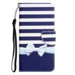Xiaomi Redmi 12C Θήκη Βιβλίο Colored Drawing Phone Case Bow Knot