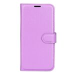 Xiaomi Redmi Note 11 Pro+ 5G Θήκη Βιβλίο Μωβ Litchi Texture Horizontal Flip Case Purple