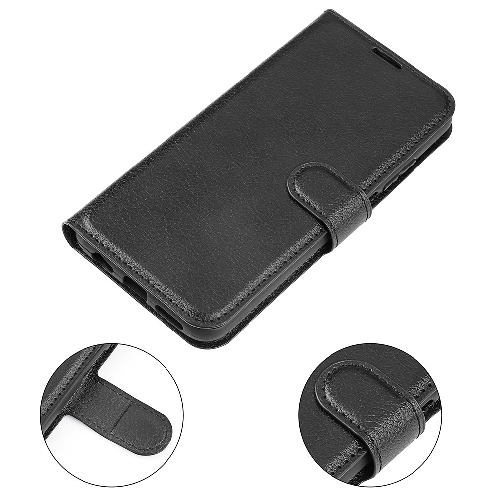 Xiaomi Redmi Note 11 Pro+ 5G Θήκη Βιβλίο ΄Μαύρο Litchi Texture Horizontal Flip Case Black