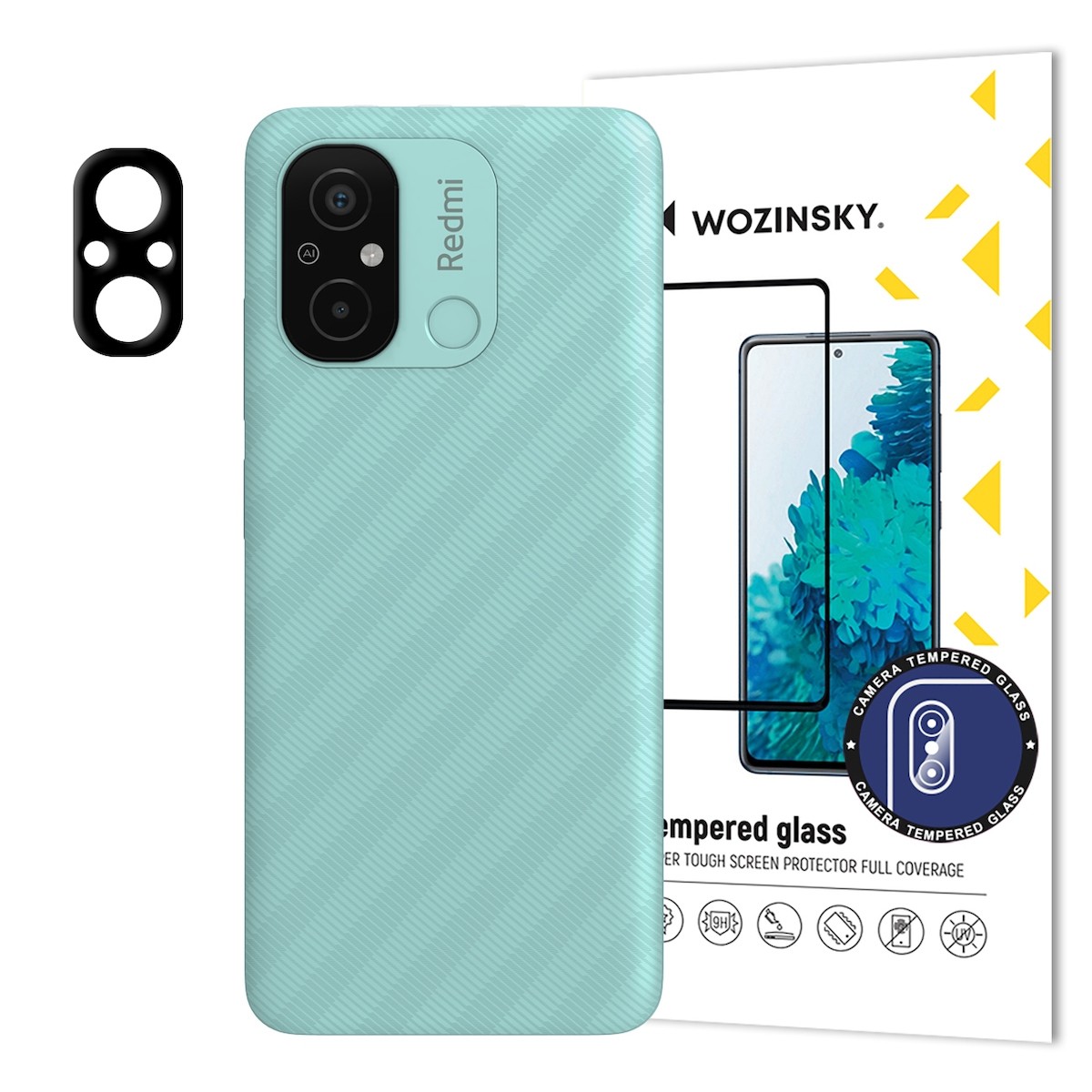 Xiaomi Redmi 12C Προστασία Κάμερας Wozinsky Full Camera Glass 9H Full Camera Tempered Glass