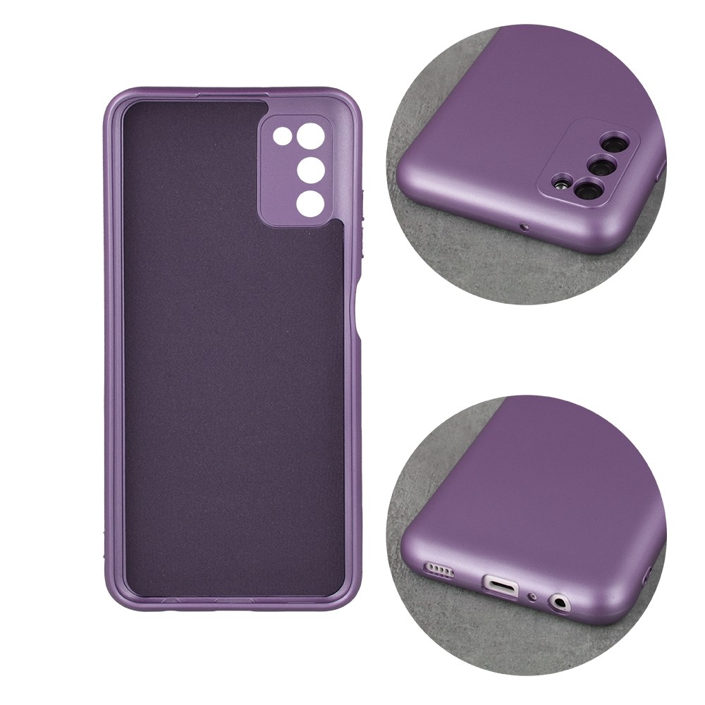 Samsung Galaxy A34 5G Θήκη Σιλικόνης Μωβ Metallic Silicone Case Violet