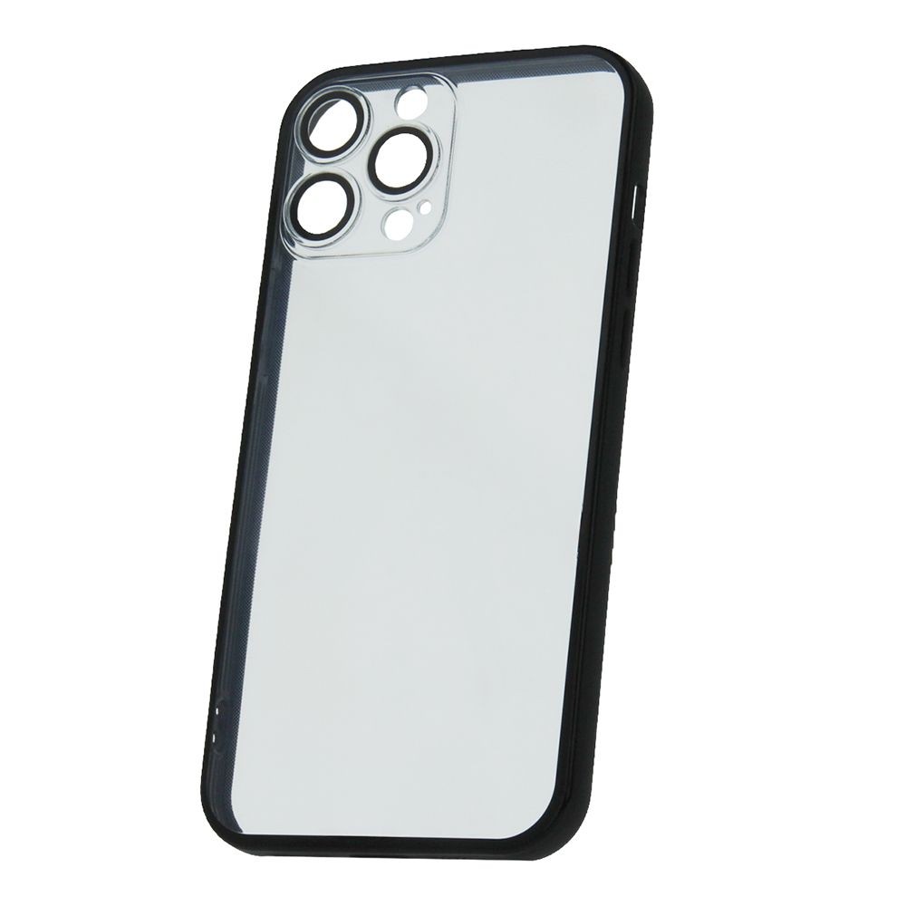 Samsung Galaxy A34 5G Θήκη Σιλικόνης Διάφανη - Μαύρη Color Edge Case Black