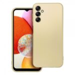 Samsung Galaxy A14 4G / A14 5G Θήκη Σιλικόνης Χρυσή Metallic Silicone Case Gold