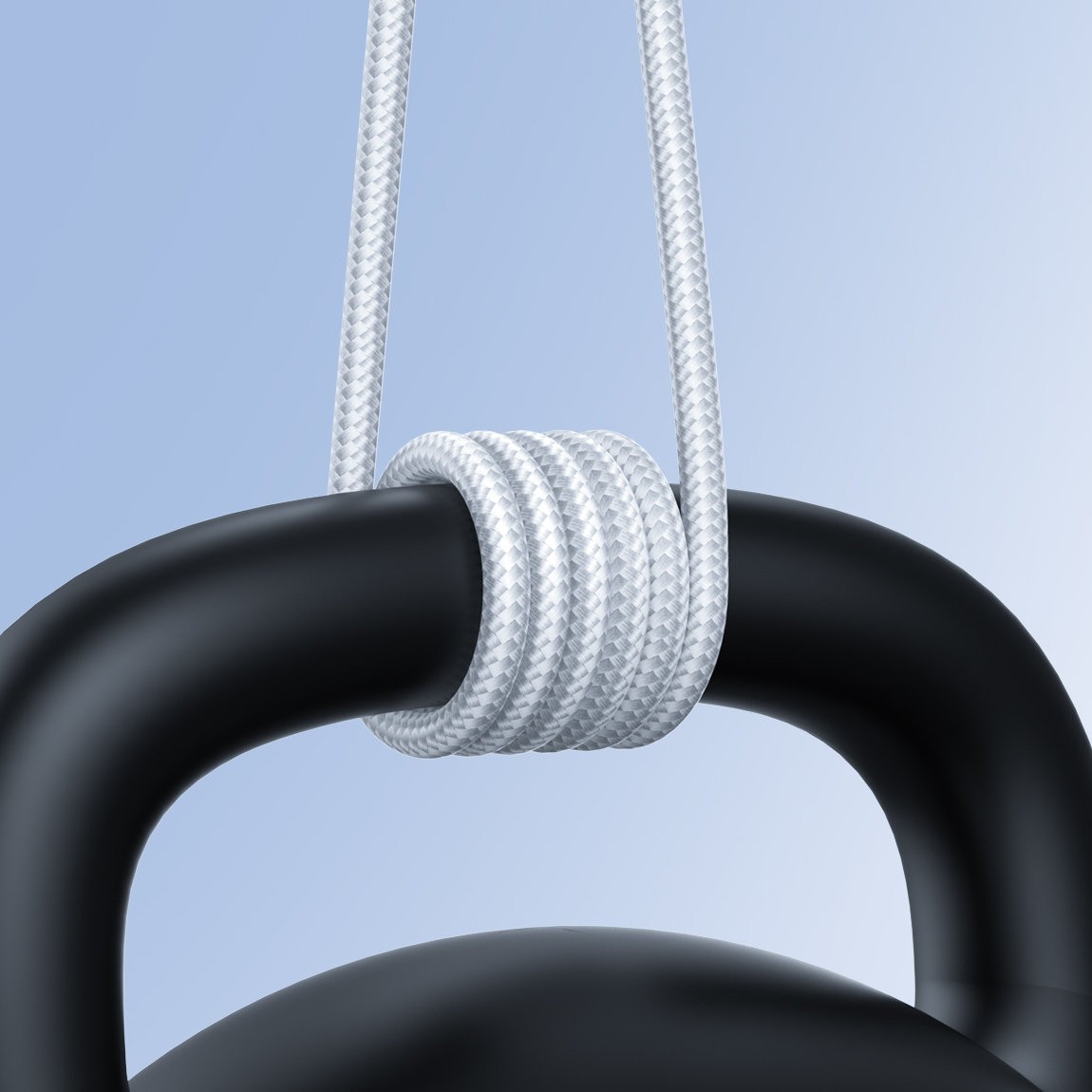 Joyroom S-UL012A11 Braided USB-A to Lightning Cable Λευκό 2.4A 1.2m