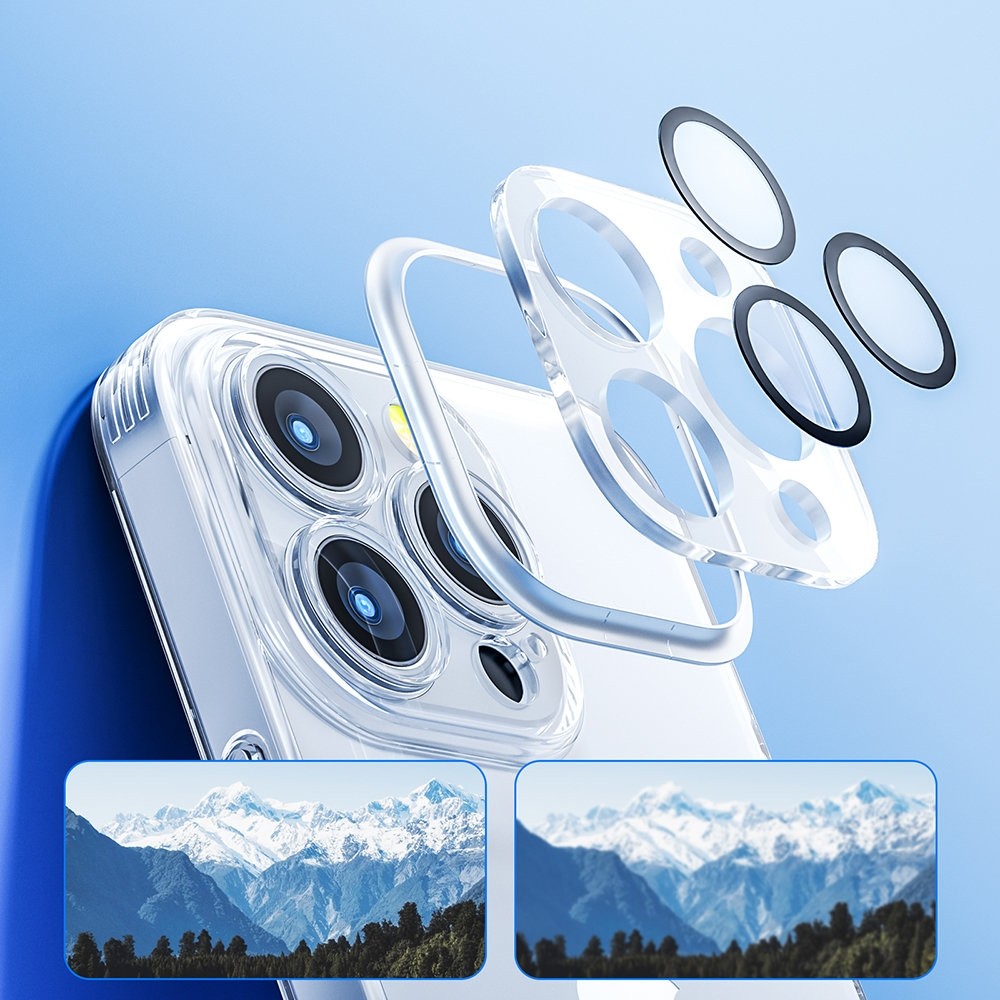 iPhone 14 Pro Max Θήκη Διάφανη Joyroom 14Q Case Cover with Camera Cover Transparent (JR-14Q4 transparent)