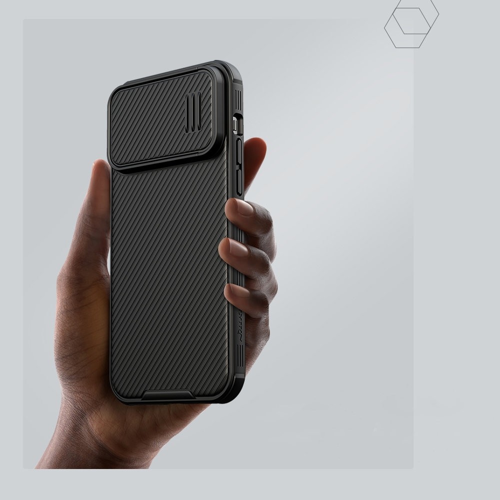 iPhone 14 Pro Max Θήκη Μαύρη Nillkin CamShield S Case Armored Cover Camera Cover Black