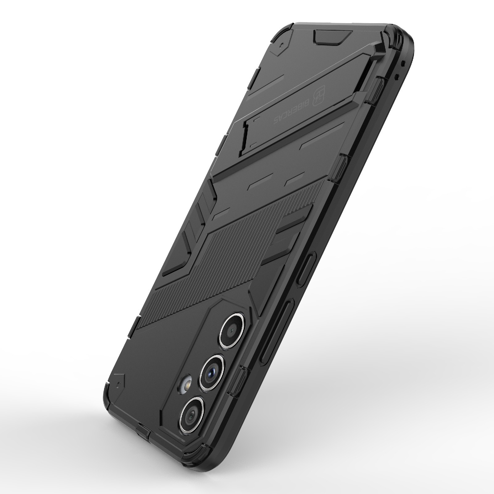 Samsung Galaxy A54 5G Σκληρή Θήκη Μαύρη Με Σταντ Punk Armor 2 in 1 PC + TPU Phone Case Black