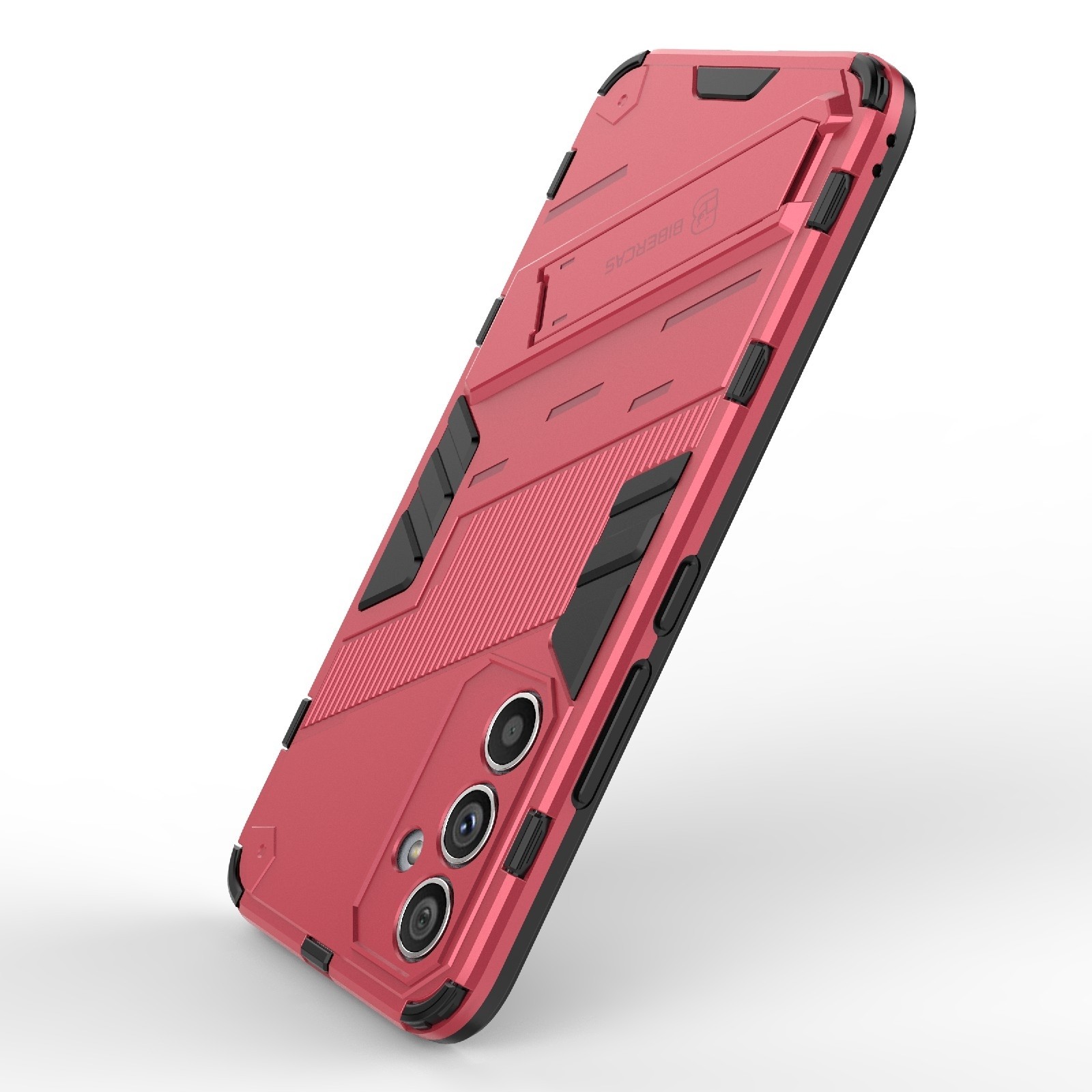 Samsung Galaxy A54 5G Σκληρή Θήκη Απαλό Κόκκινο Punk Armor 2 in 1 PC + TPU Phone Case Light Red