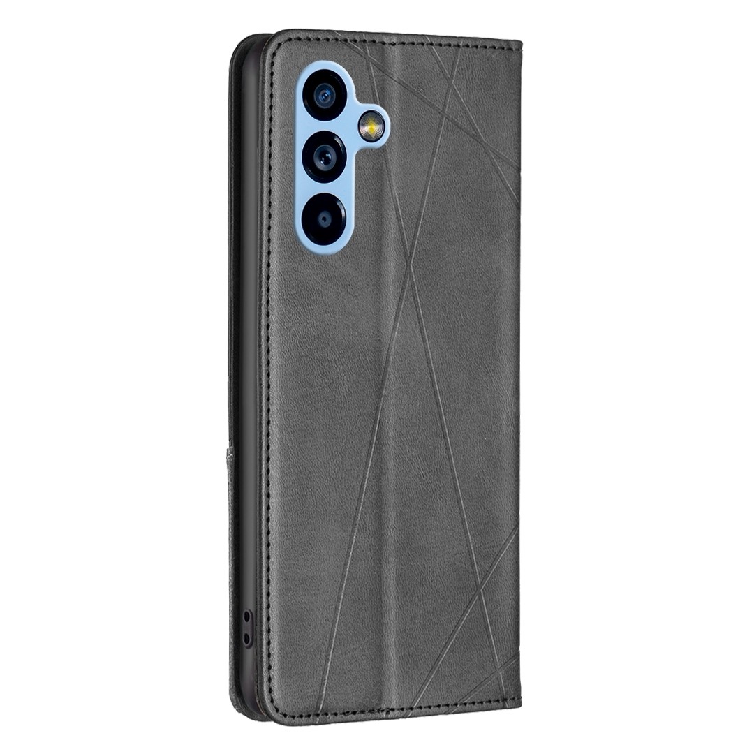 Samsung Galaxy A54 5G Θήκη Βιβλίο Μαύρο Prismatic Invisible Magnetic Phone Case Black