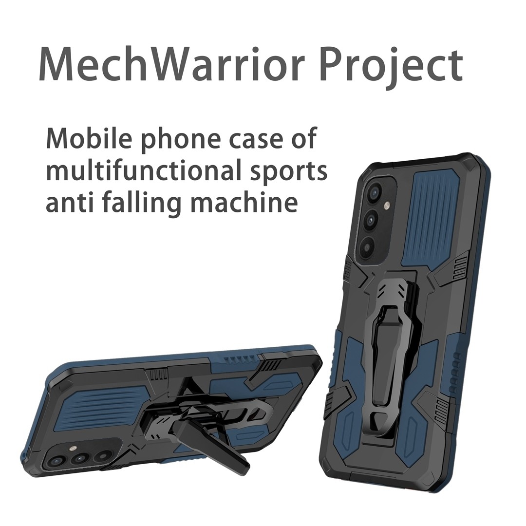 Samsung Galaxy A54 5G Θήκη Μπλε Armor Warrior Shockproof PC + TPU Phone Case Red