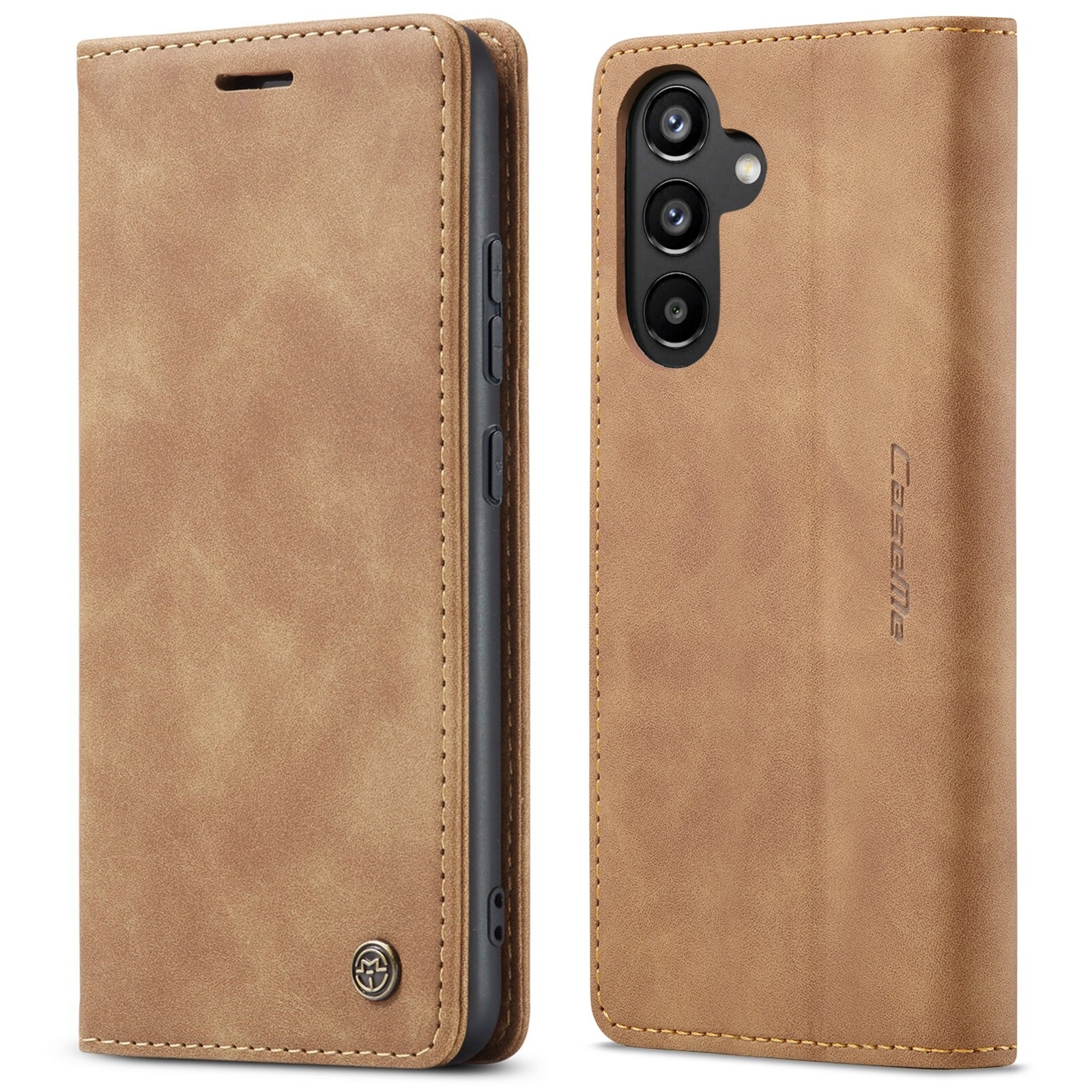 Samsung Galaxy A34 5G Θήκη Βιβλίο Καφέ CaseMe 013 Multifunctional Horizontal Flip Phone Case Brown