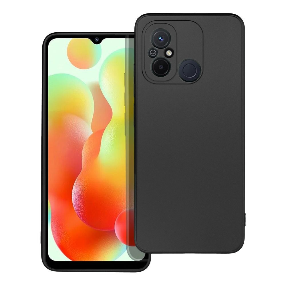 Forcell Xiaomi Redmi 12C Soft Touch Θήκη Σιλικόνης - Black